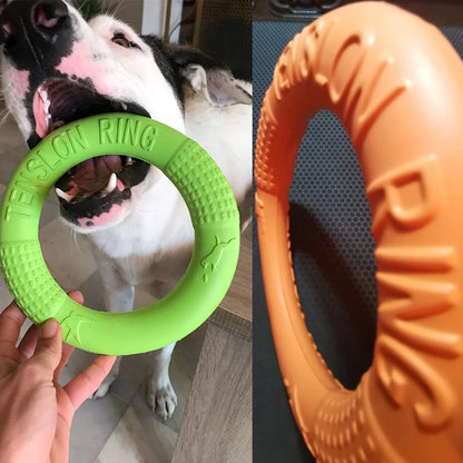 18/27CM Dog Toys for Large Dogs EVA Interactive Training Ring.